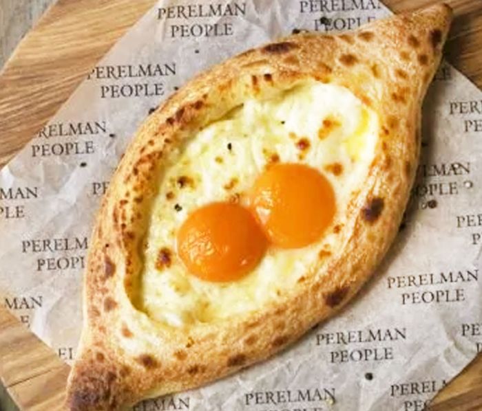 Adjarian khachapuri (2 eggs) Tasty House