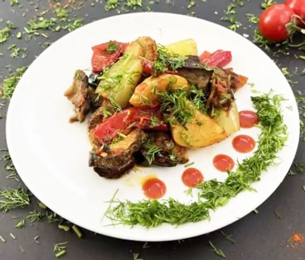 Տապակած բանջարեղեն Թեյսթի Հաուս